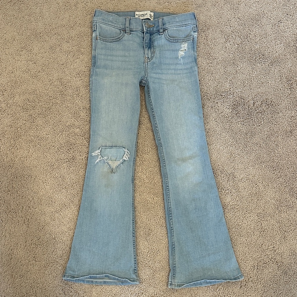 Abercrombie Kids Light Blue Flare Jeans